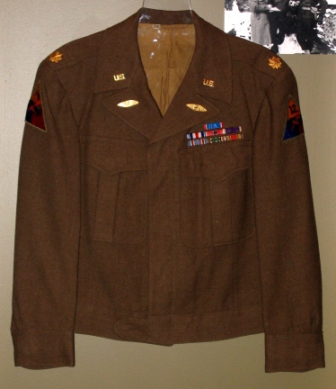 Eisenhower-style jacket, ca. 1945