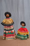 Palmetto dolls, ca. 1940-1950s