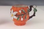 Orangeware souvenir cup, ca. 1890-1910