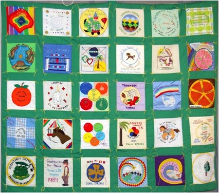 Girl Scouts 75th Anniversary Quilt