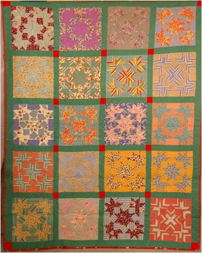 Stars and Cubes Pattern Quilt