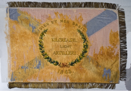 Presentation flag of the Kilcrease Light Artillery, 1863