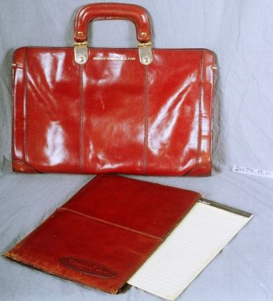 Bolton carried this briefcase with her to meetings held in support of women’s rights, ca. 1968–1973