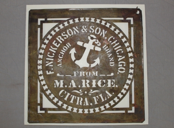 Citrus Crate Stencil