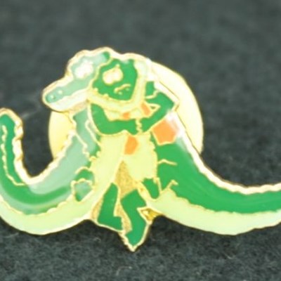 Hugging Gators Pin