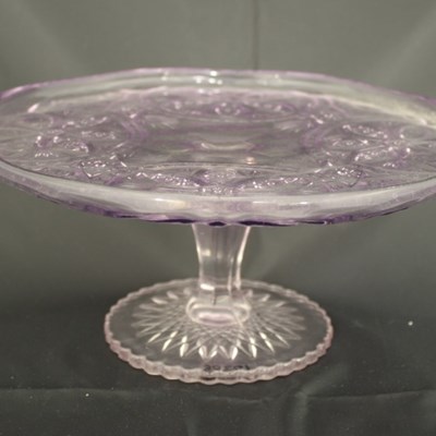 Depression Glass Cake Stand