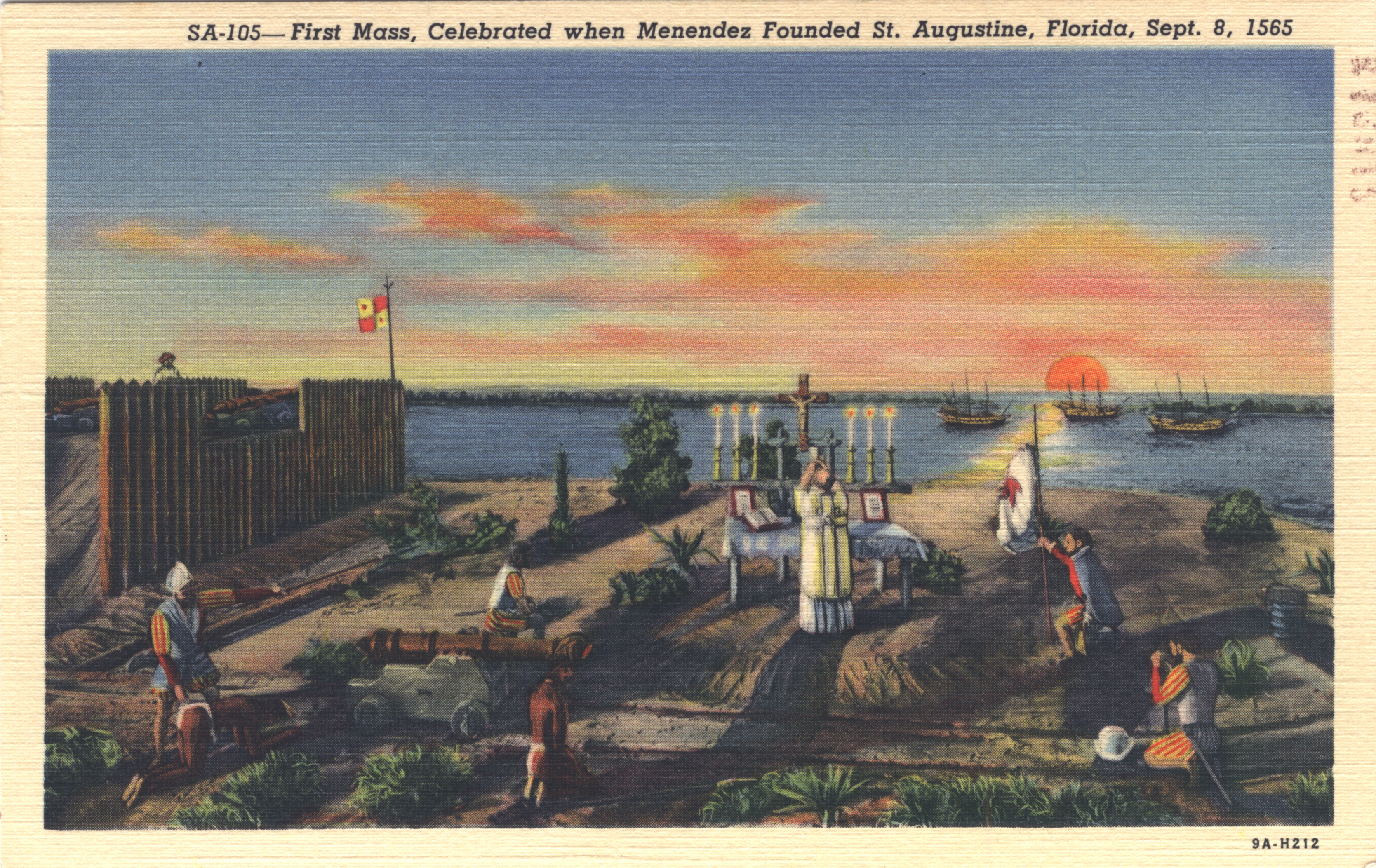 Catholic Mass Postcard