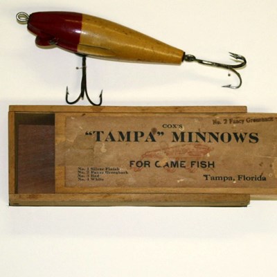 JIMBO fishing lure J R Tackle CO Largo Florida 1950s in box with