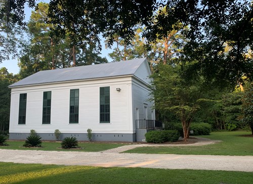 Pisgah United Methodist Church was founded in Centerville, Leon County in 1830. The current structure dates to 1859. Image, 2023 Courtesy of Michelle Hearn