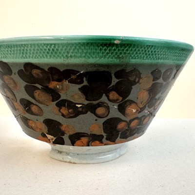 Hand painted annular ware bowl, ca. 1811–30