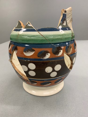 Annular ware pitcher, excavated from the Florida Supreme Court site, ca. early 1800s Artifact courtesy of the Bureau of Archaeological Research