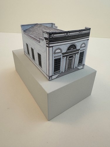 Paper craft of the Union Bank, 1985 Collection of the Museum of Florida History