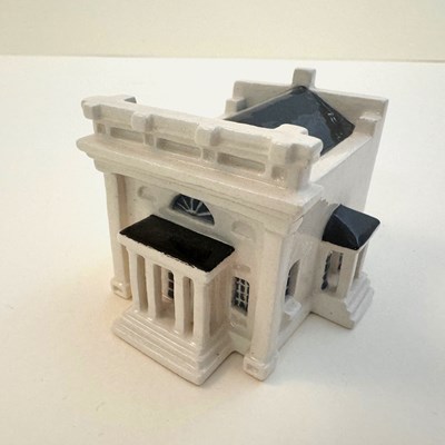 Ceramic miniature of the Union Bank, early 1980s