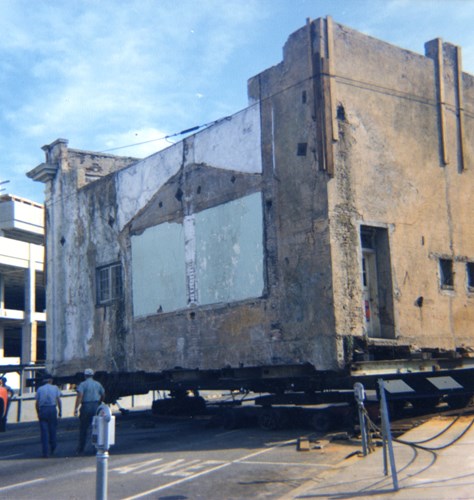 The original doorway on the West (North) side of the Union Bank Building was bricked over for many decades until the restoration. Courtesy of the Museum of Florida History.