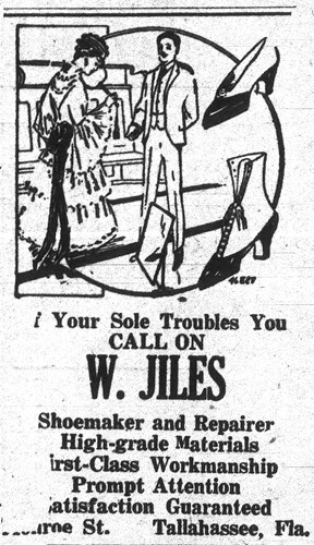 Advertisement in The Daily Democrat (Tallahassee), April 9, 1920